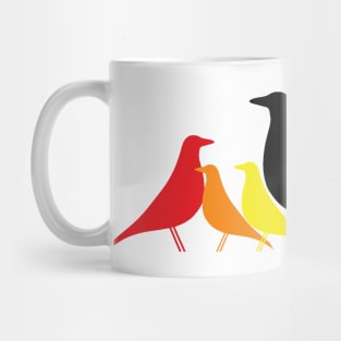 Le Corbusier inspired Eames bird Love is Love gathering Mug